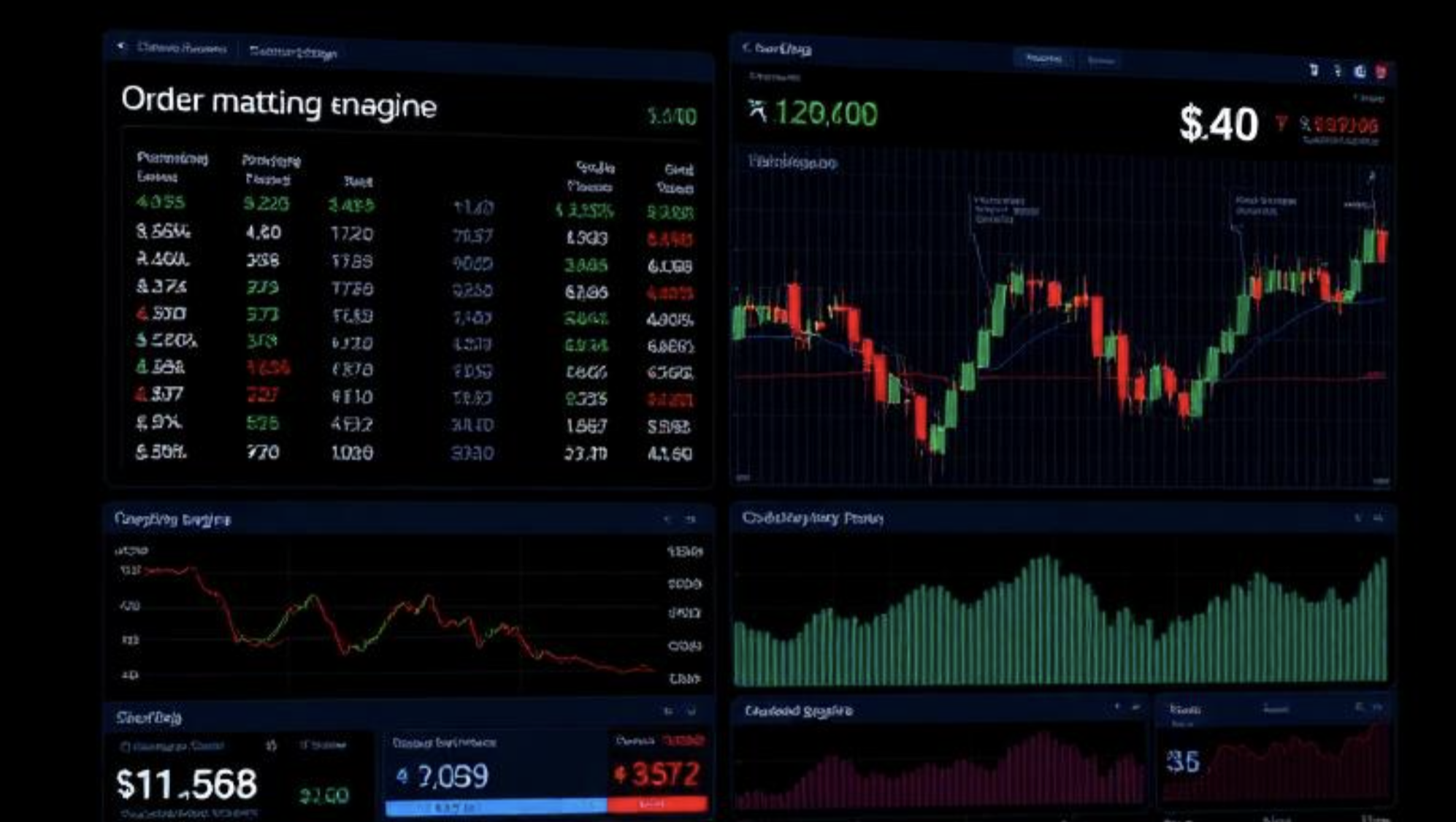 Order Book Matching Engine screenshot